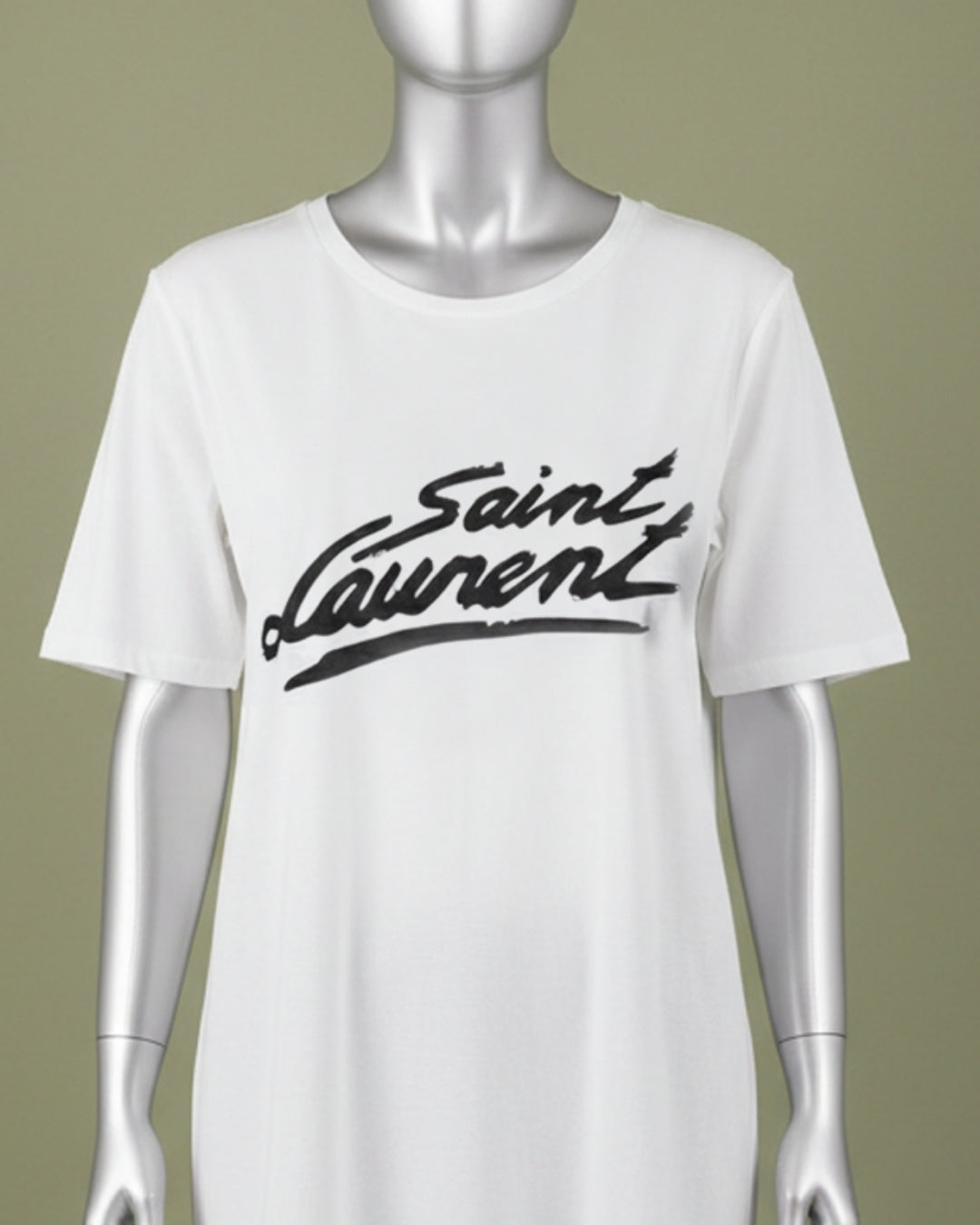 Loom Pakistan Saint Laurent T-Shirt White