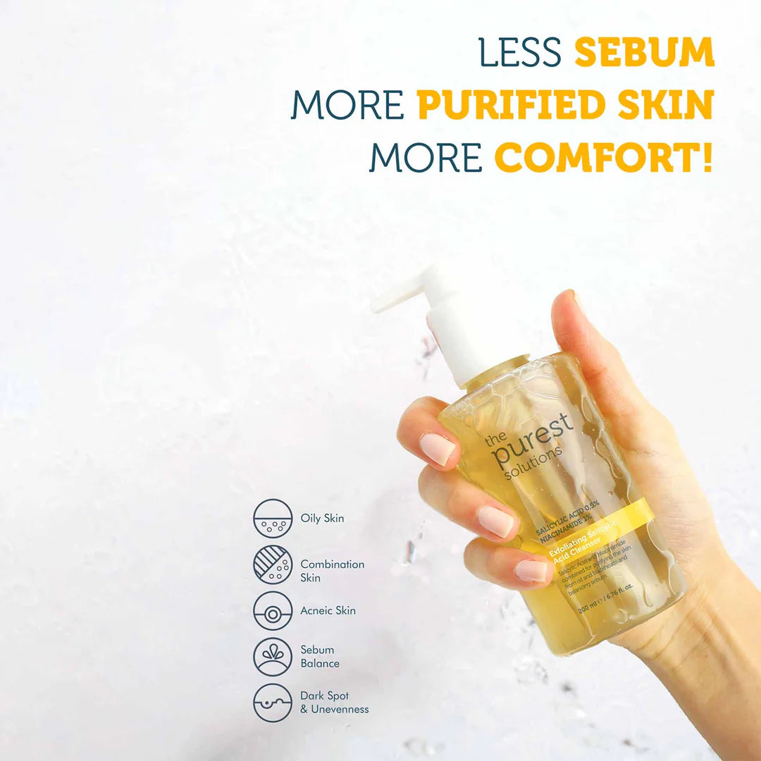 the purest solutions exfoliating salicylic acid cleanser 200ml price