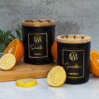 Candle Wick Store Saville Candle With Citrus Splash Scent 200gm