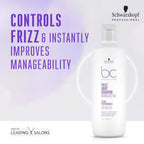 Schwarzkopf BC Bonacure Frizz Away Shampoo Babassu Oil 1000ml how to use