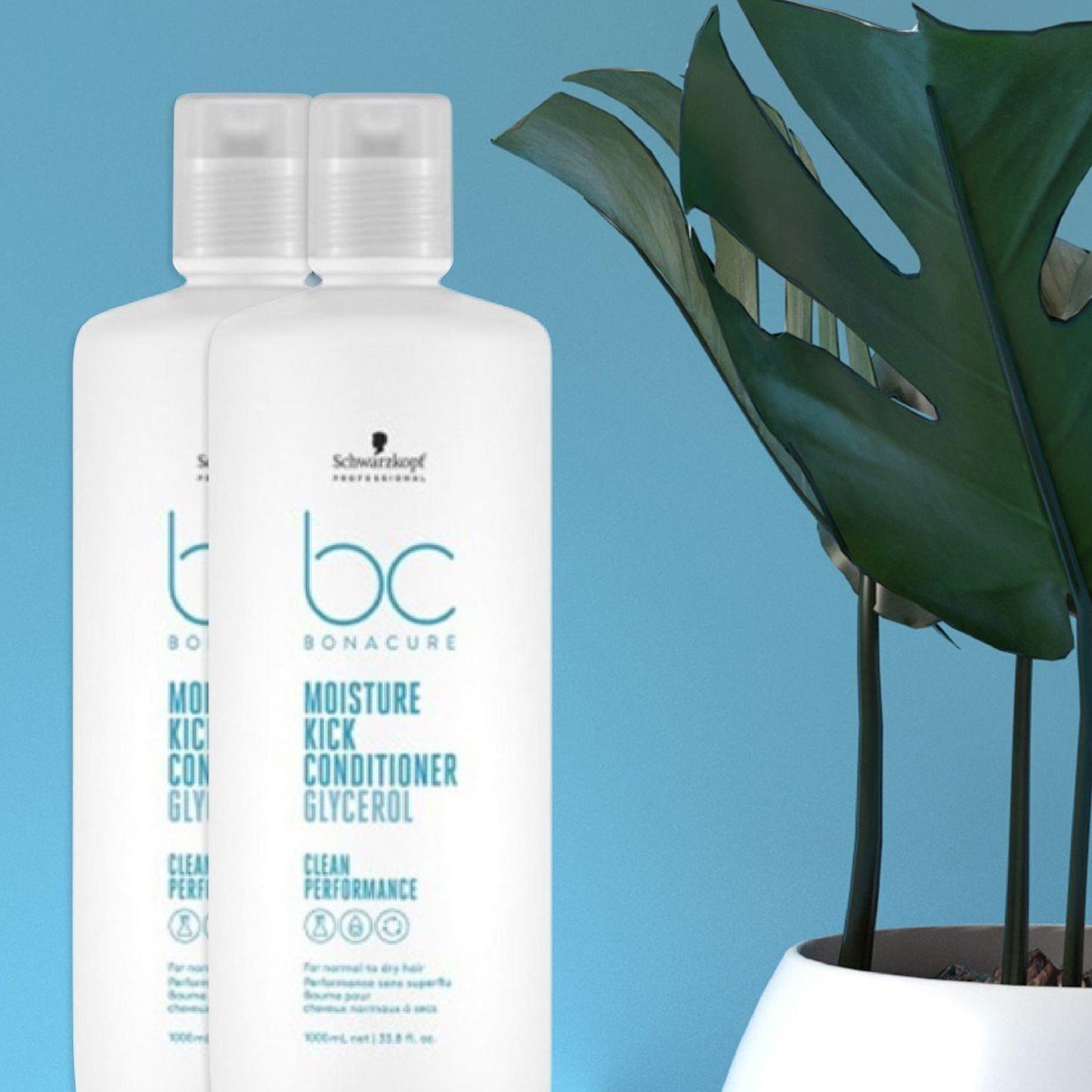 Schwarzkopf BC Bonacure Moisture Kick Conditioner Glycerol For Normal To Dry Hair 1000ml