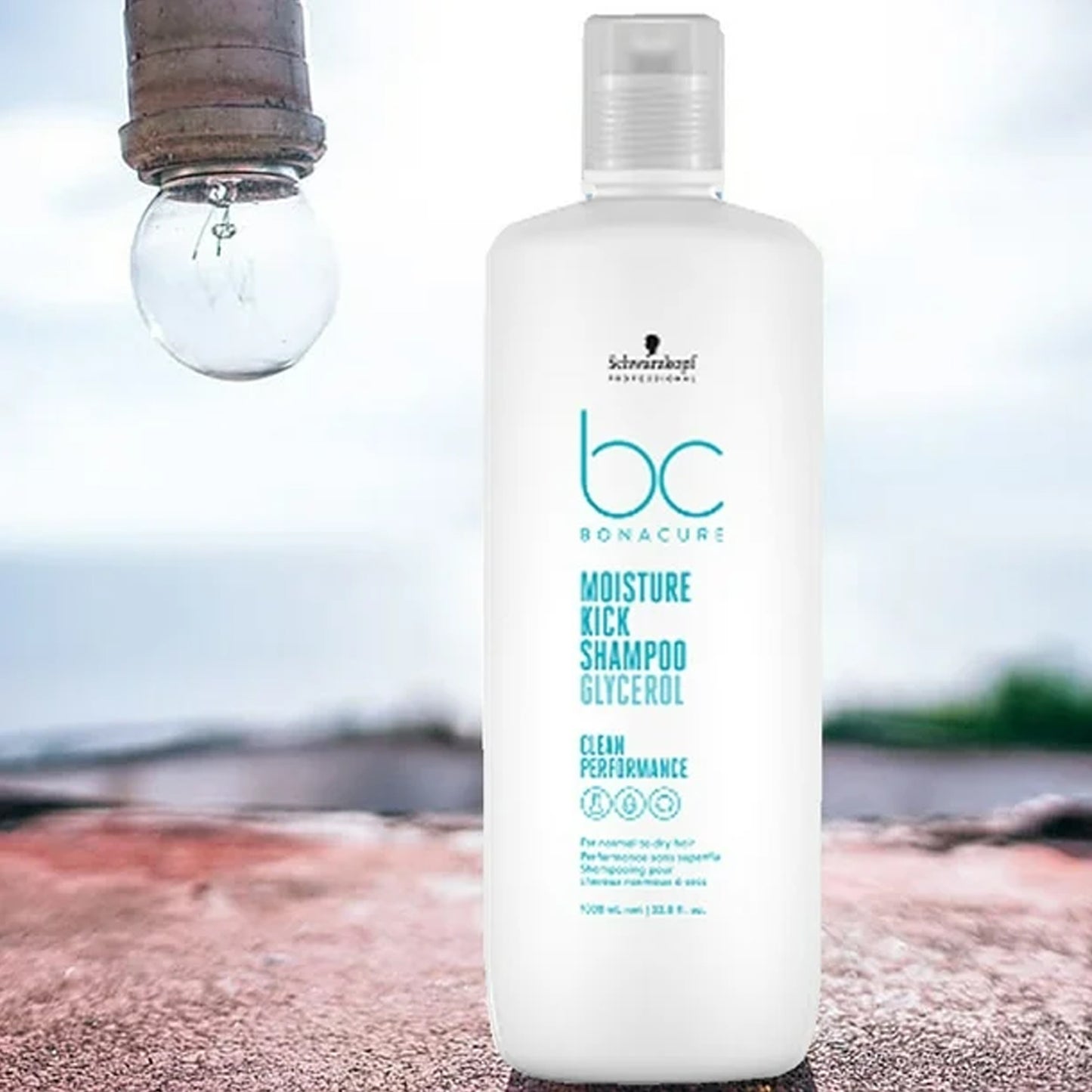 Schwarzkopf BC Bonacure Moisture Kick Shampoo Glycerol For Normal To Dry Hair 1000ml
