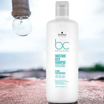 Schwarzkopf BC Bonacure Moisture Kick Shampoo Glycerol For Normal To Dry Hair 1000ml