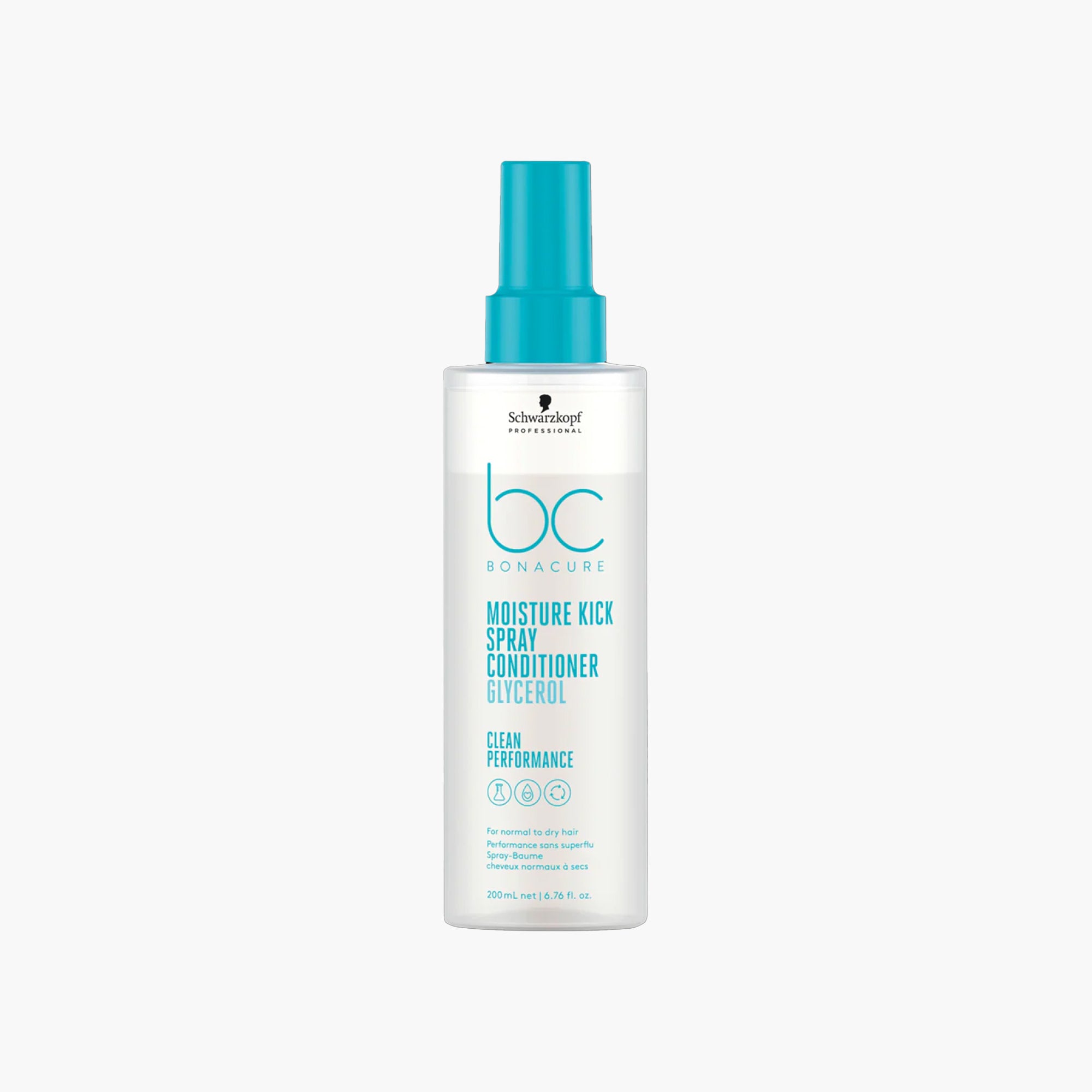 Schwarzkopf BC Bonacure Moisture Kick Spray Conditioner Glycerol For Normal To Dry Hair 200ml