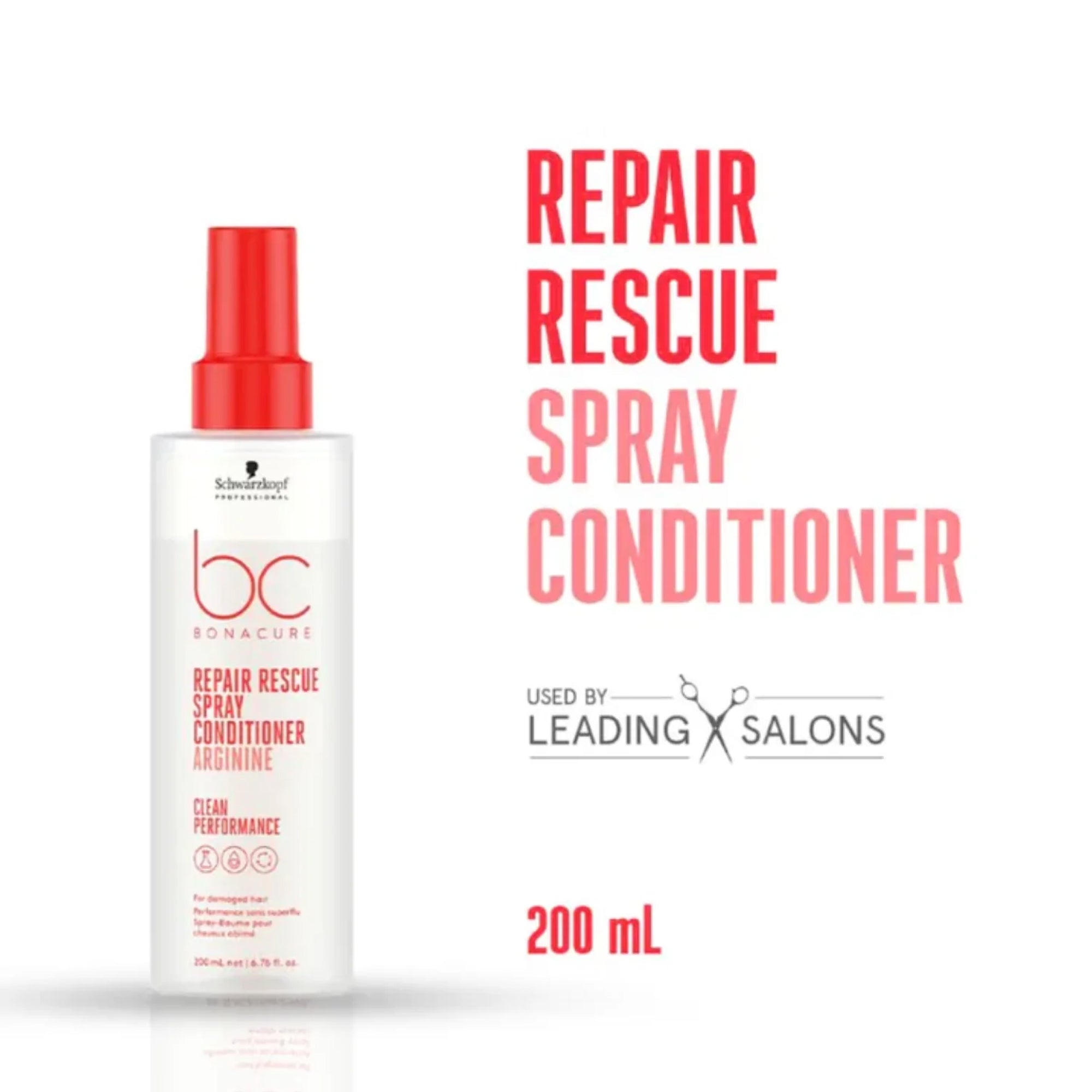 Schwarzkopf BC Bonacure Repair Rescue Spray Conditioner Arginine For Damaged Hair 200ml