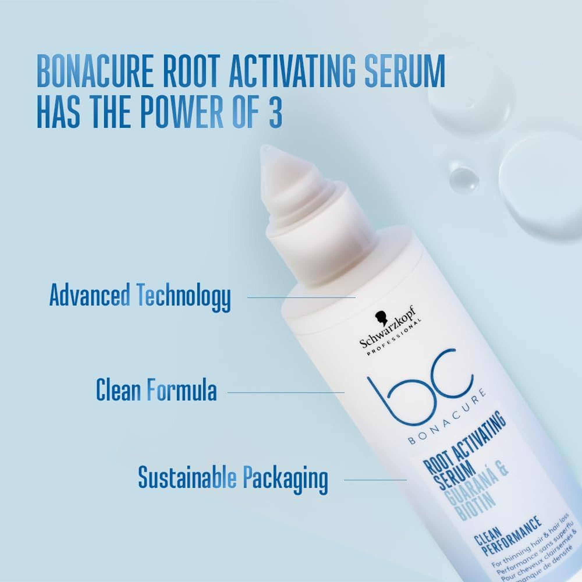 Schwarzkopf BC Bonacure Root Activating Serum Guarana & Biotin 100ml