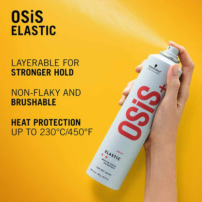 Schwarzkopf Osis+ Elastic Medium Hold Hairspray On Dry Hair 500ml