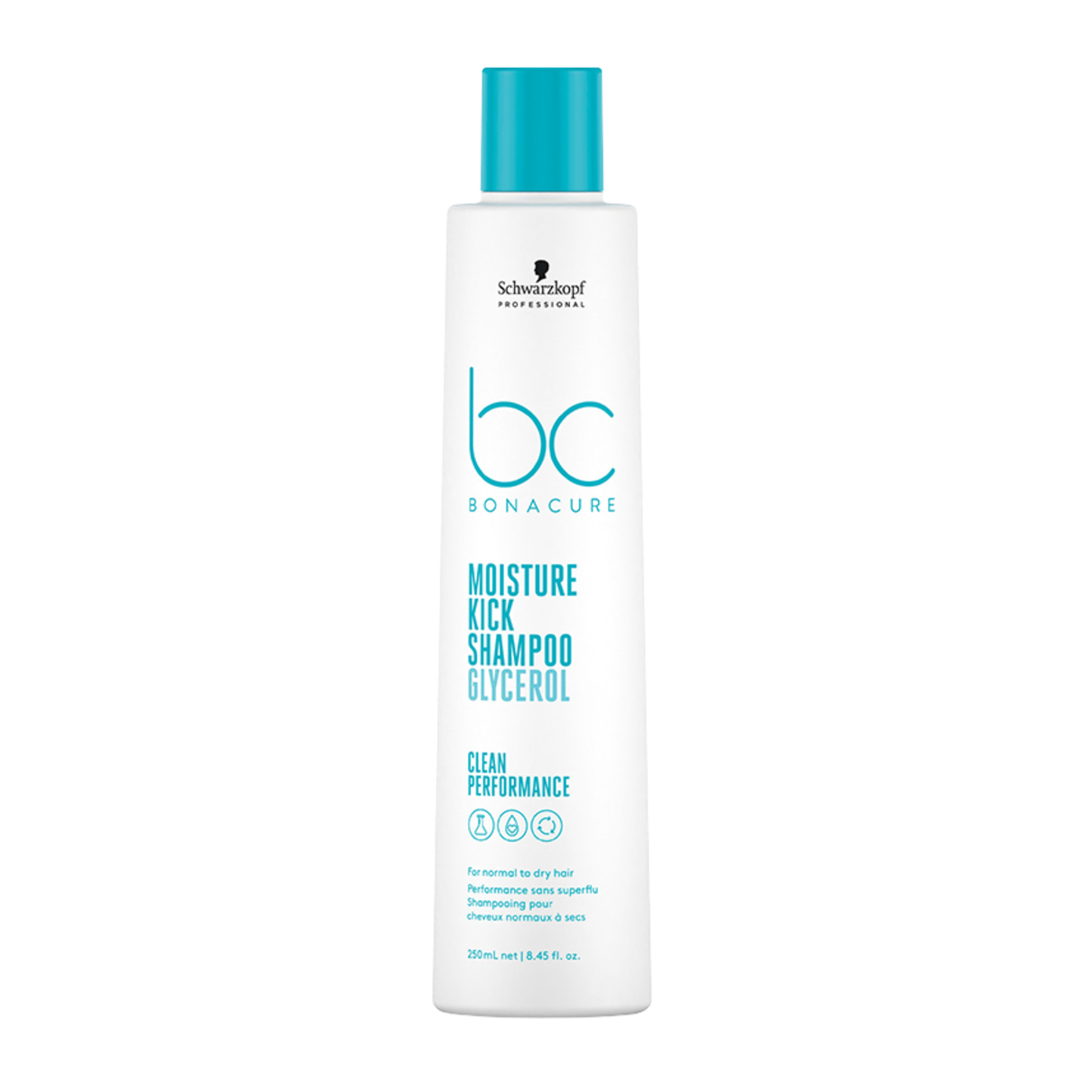 Schwarzkopf BC Bonacure Moisture Kick Shampoo Glycerol For Normal To Dry Hair