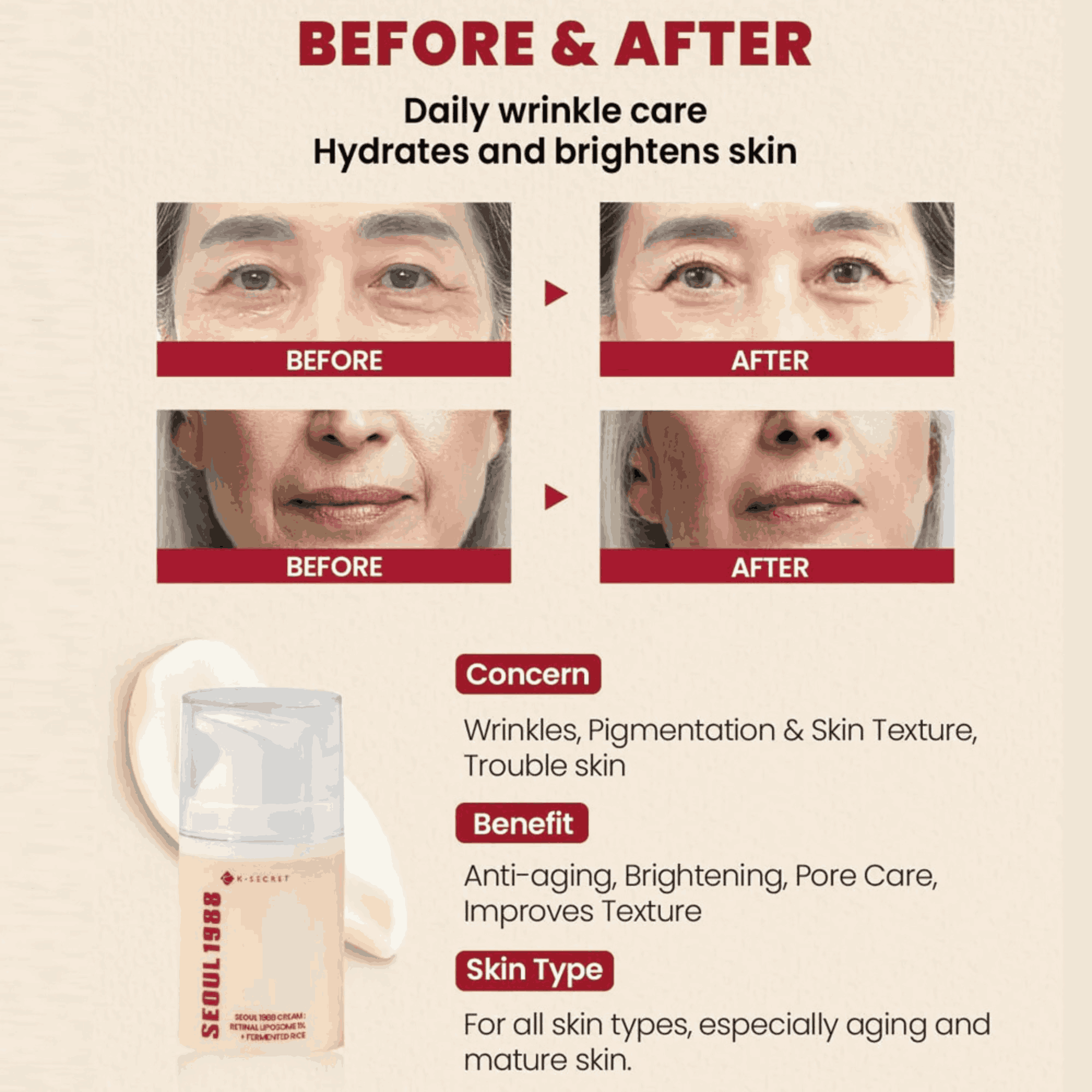 Seoul 1988 Retinal Liposome 1% + Fermented Rice Cream