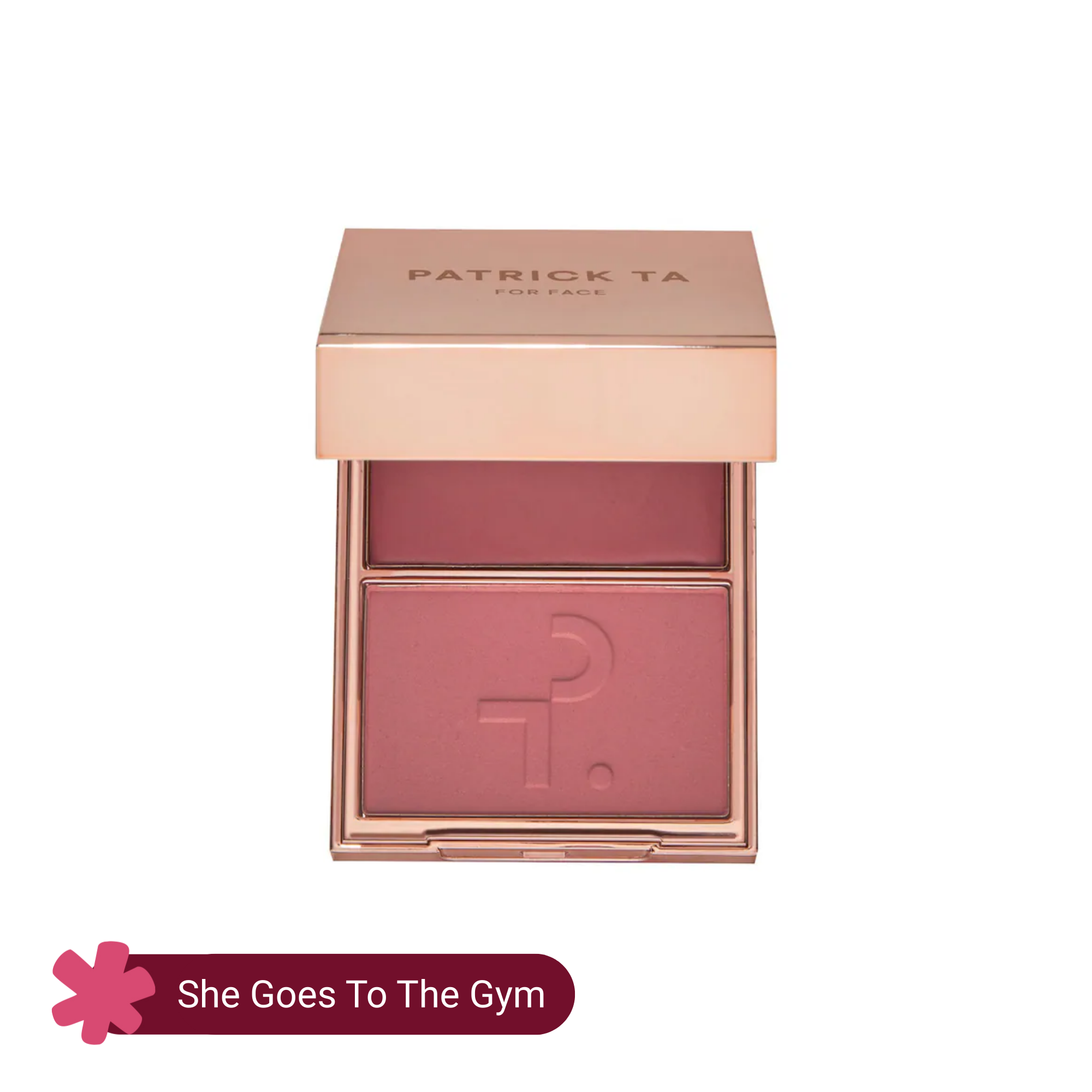 Patrick TA Major Headlines Double Take Creme & Powder Blush Duo 10gm - Just Enough