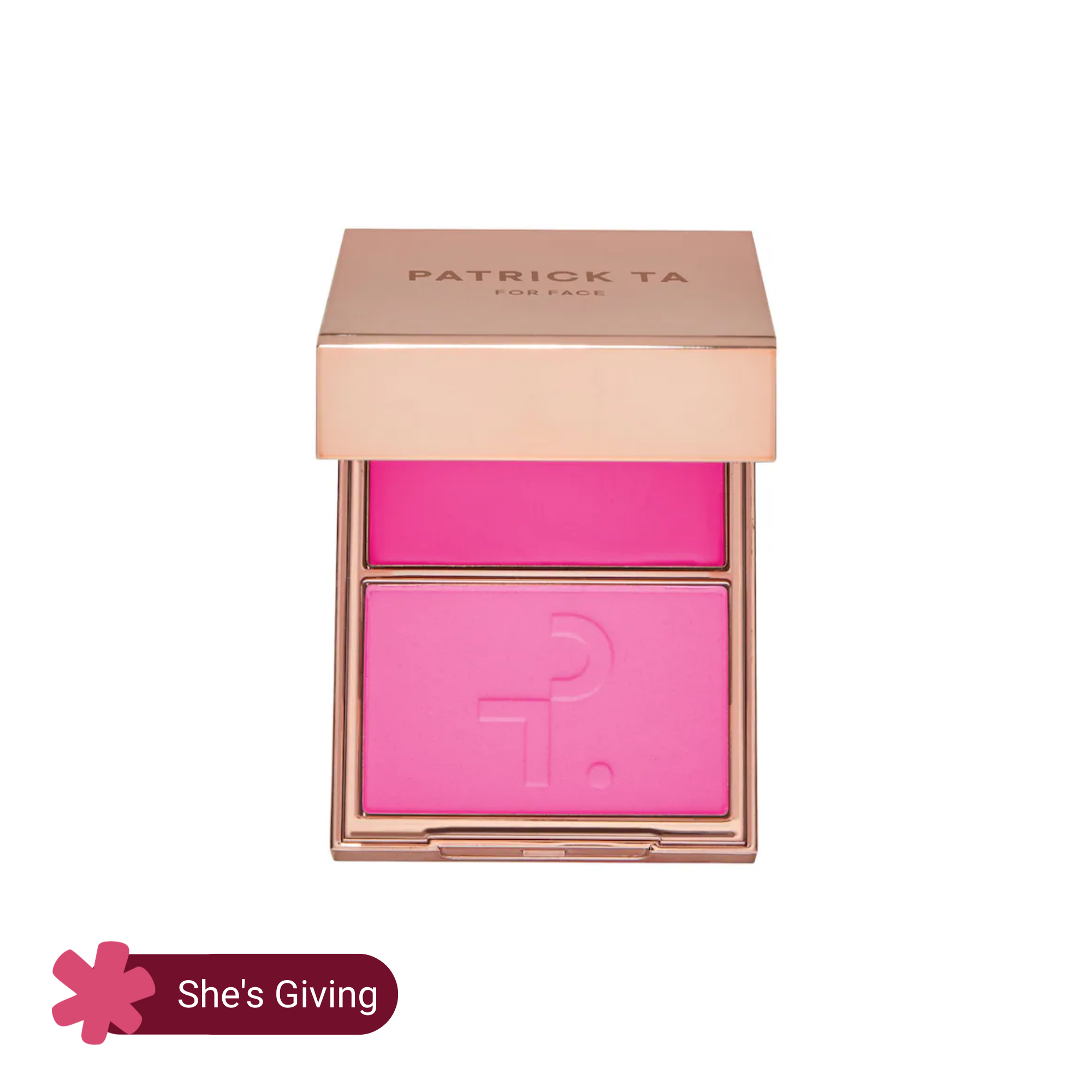 Patrick TA Major Headlines Double Take Creme & Powder Blush Duo 10gm - She Goes To The Gym
