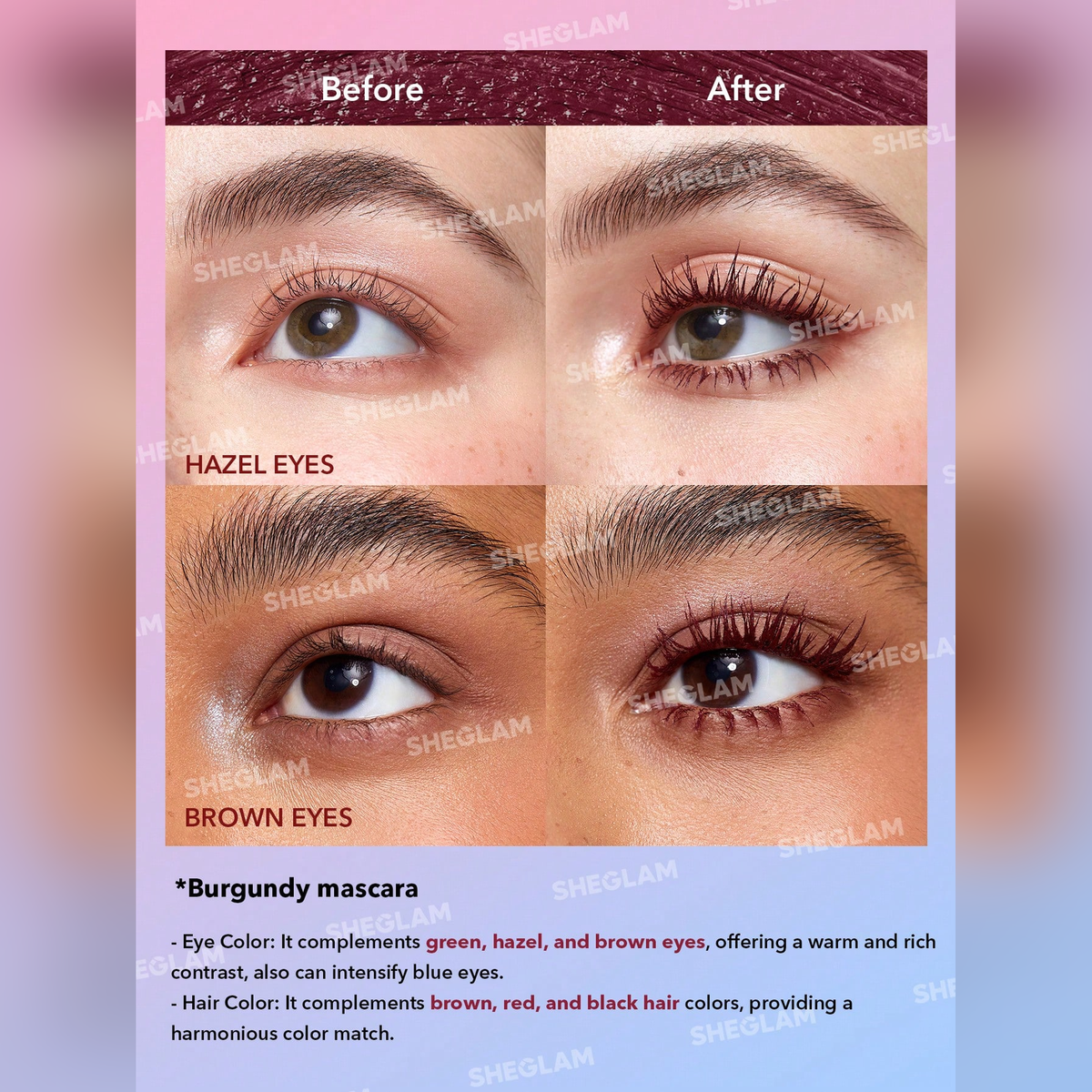 Sheglam All-In-One Volume & Length Waterproof Mascara 4gm