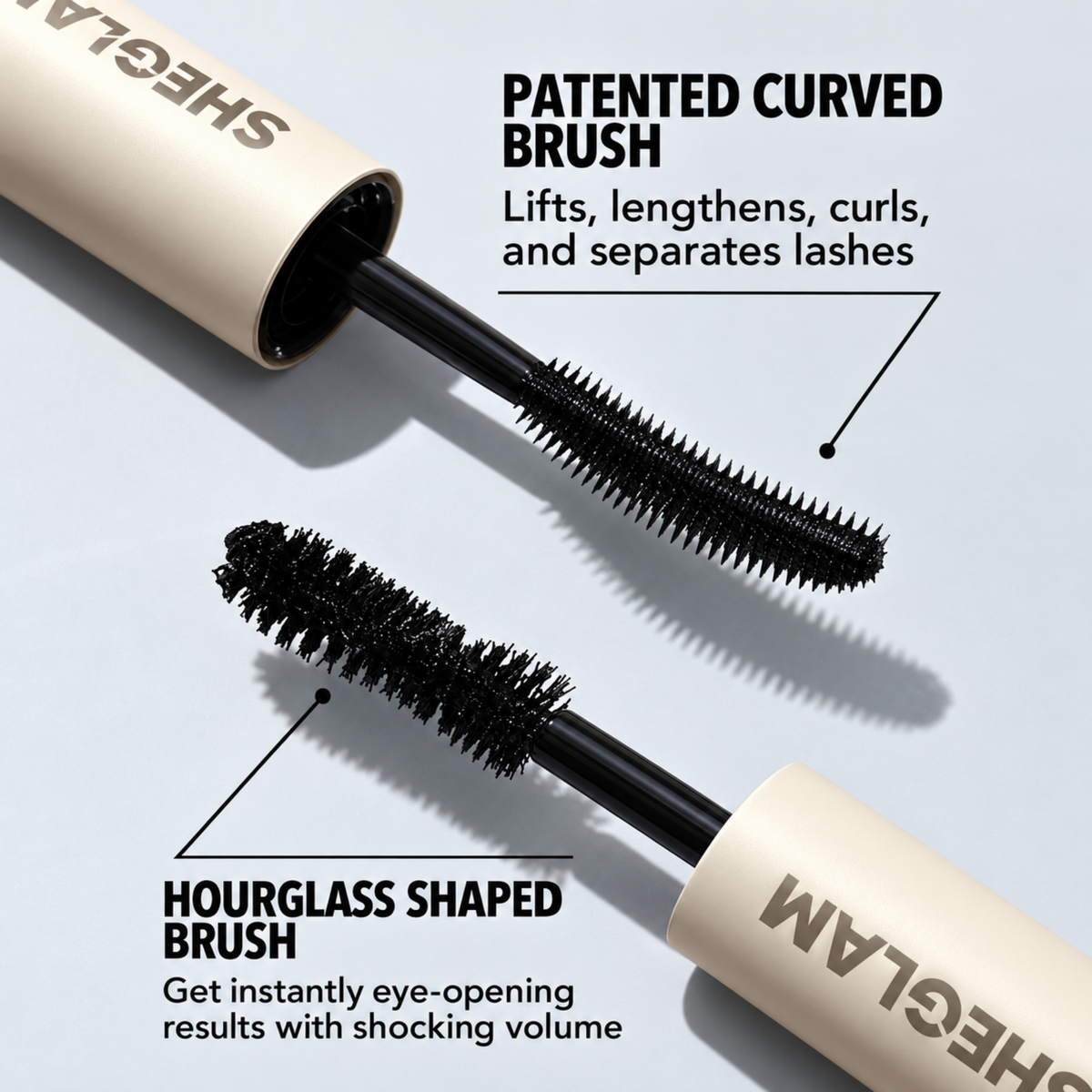 Sheglam All In One Volume & Length Washable Mascara 4gm