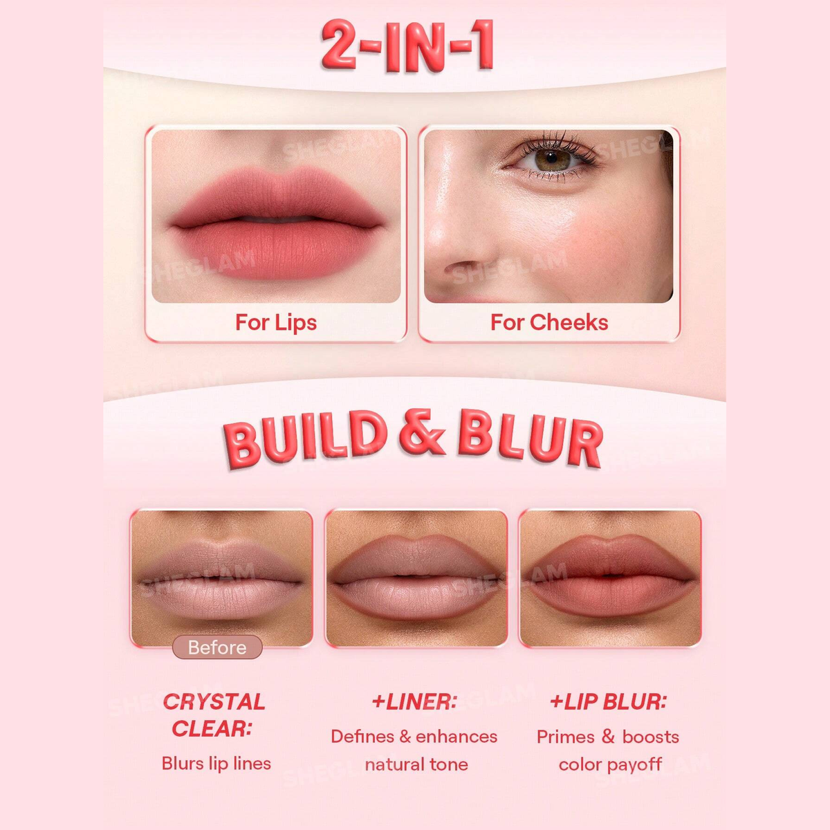 Sheglam Bounce Putty Pocket Lip Pot 3.5gm