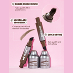 Sheglam Brow Fection Angled Brush & Dip 1.2ml