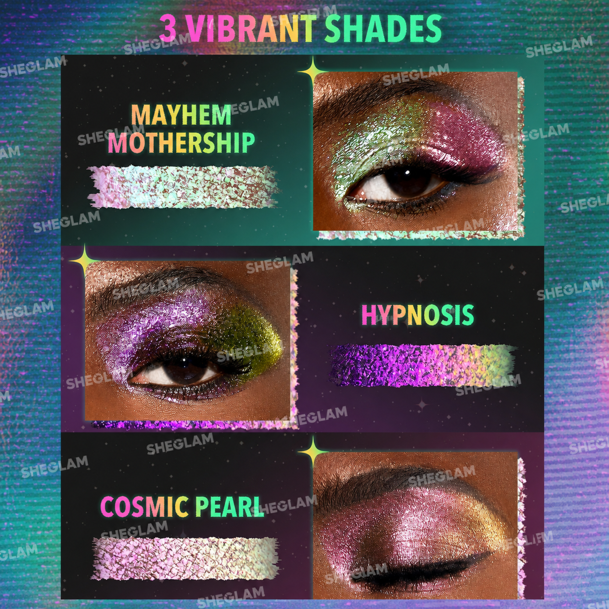 Sheglam Chroma Zone Multichrome Flake Gel 2gm