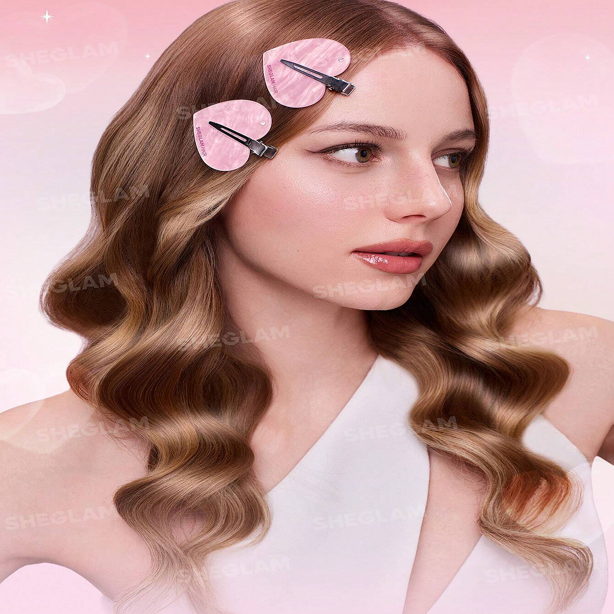 Sheglam Cupid's Charm Lovely Crystal Hair Clips