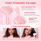 Sheglam Cupid's Charm Sweet Heart Paddle Brush
