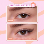 Sheglam Flutter Flirt Natural Cat Eye Half Strip Lashes
