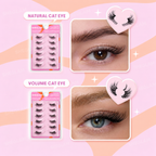 Sheglam Flutter Flirt Natural Cat Eye Half Strip Lashes