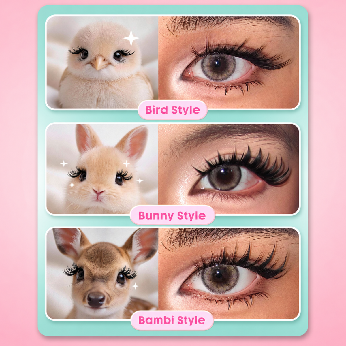 Sheglam Flutter Wild Bambi Style Lash Clusters
