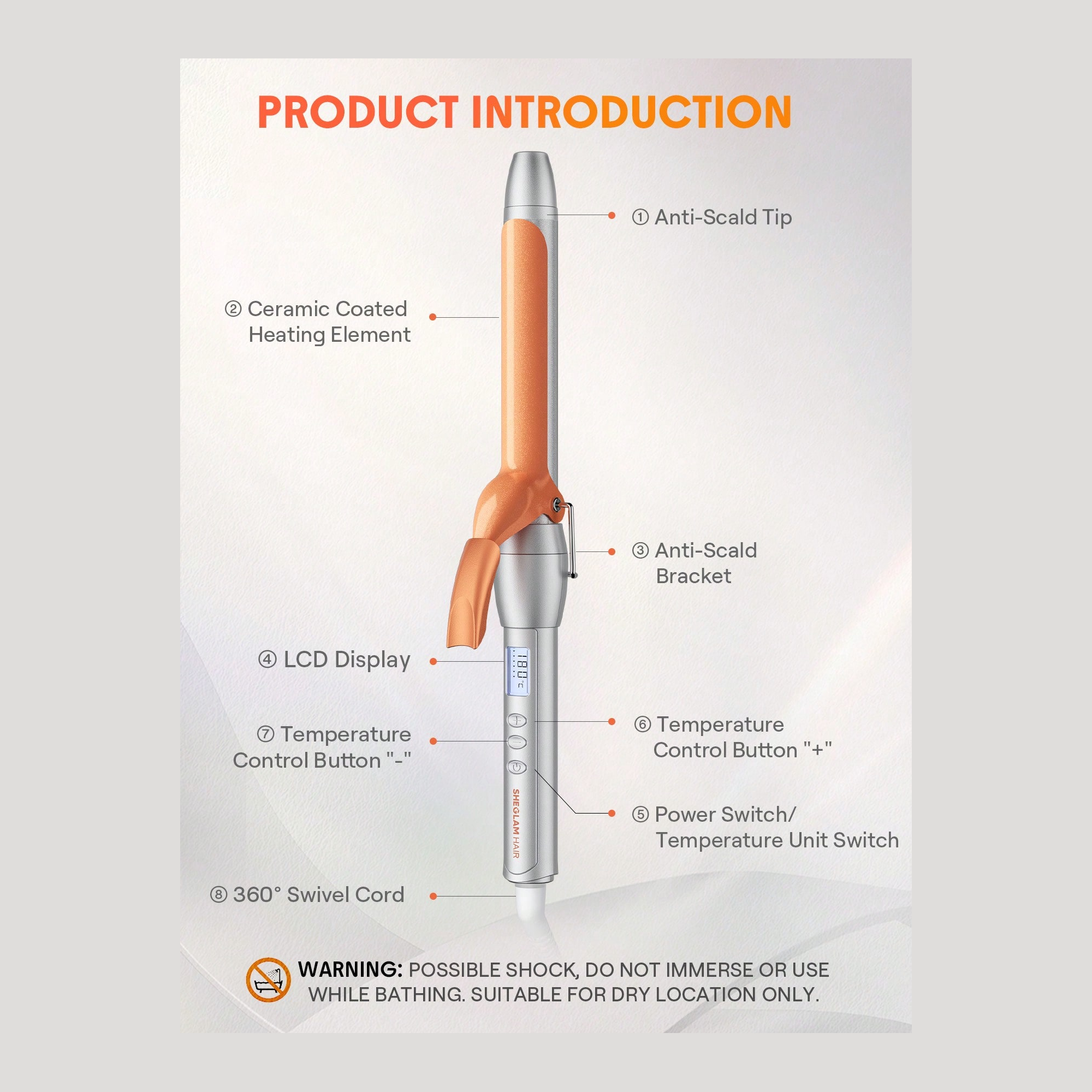 Sheglam It-Curl Rotating Curling Iron