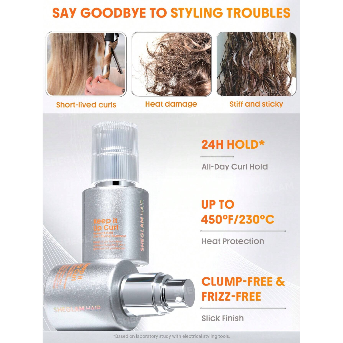Sheglam Keep It Up Curl Protect & Hold 2 In 1 Styling Treatment