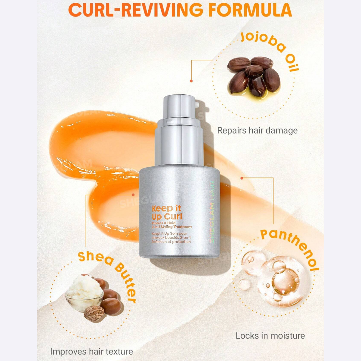 Sheglam Keep It Up Curl Protect & Hold 2 In 1 Styling Treatment