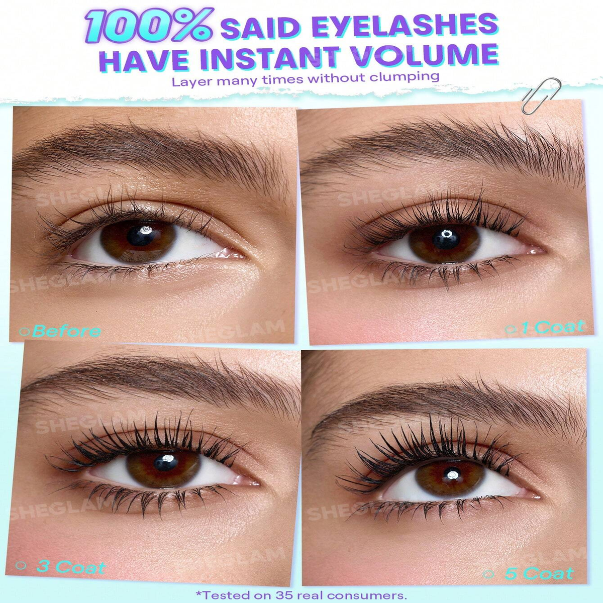 Sheglam Lash Lighter Mega Boost Mascara 8ml