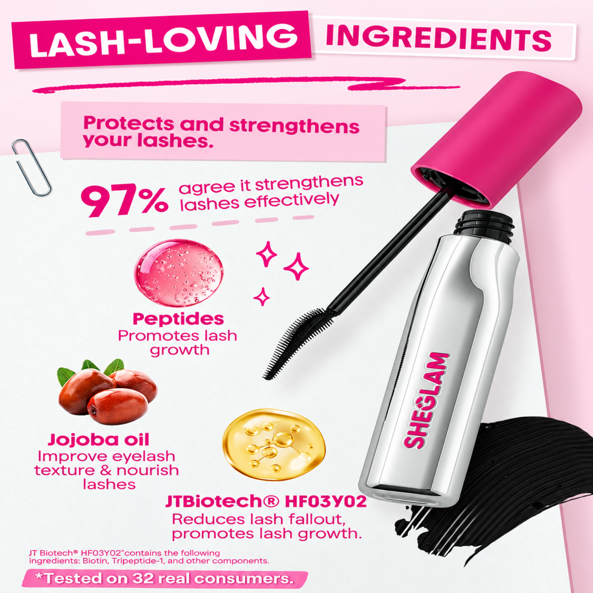 Sheglam Lash Lighter Up & Out Mascara 8ml