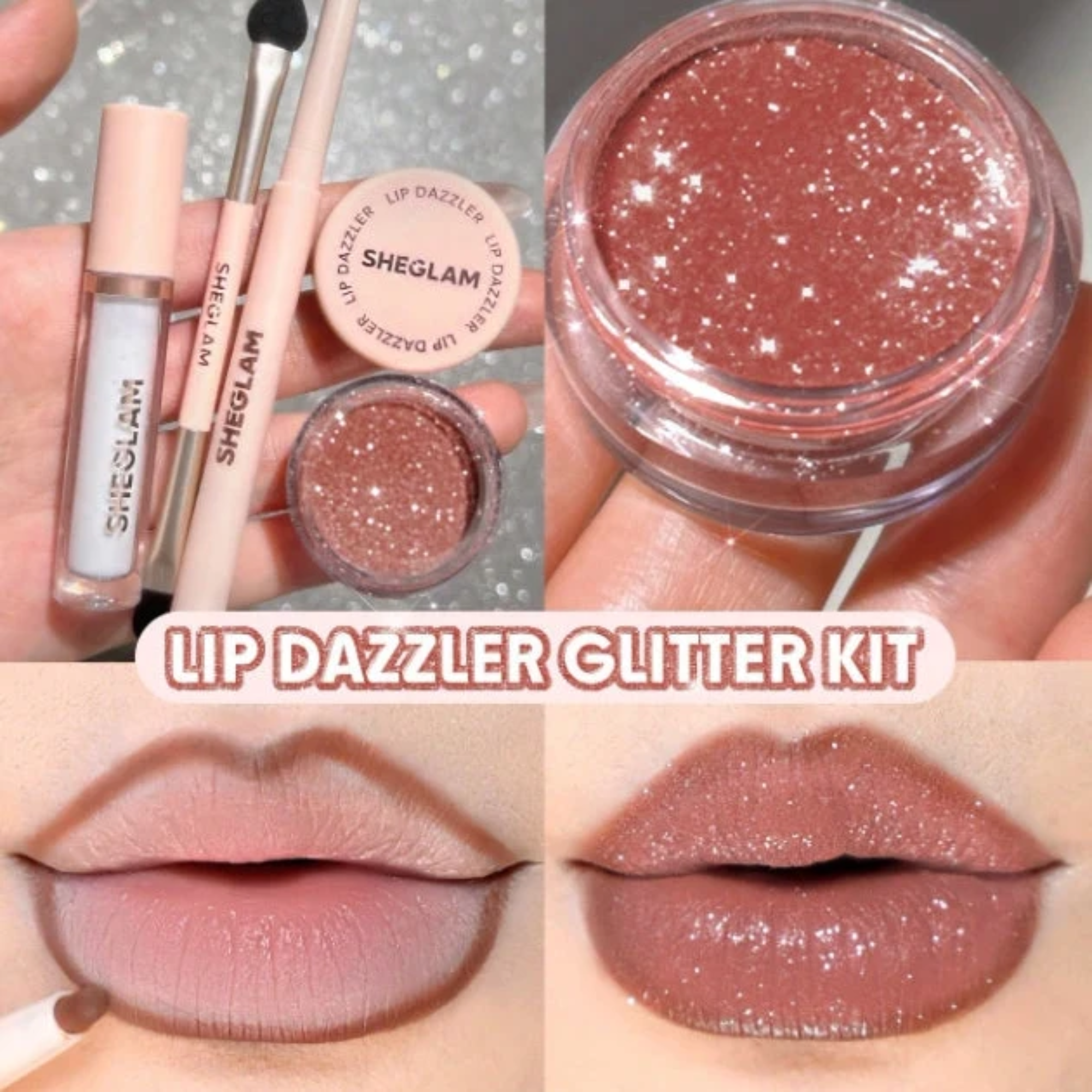 Sheglam Lip Dazzler Glitter Kit