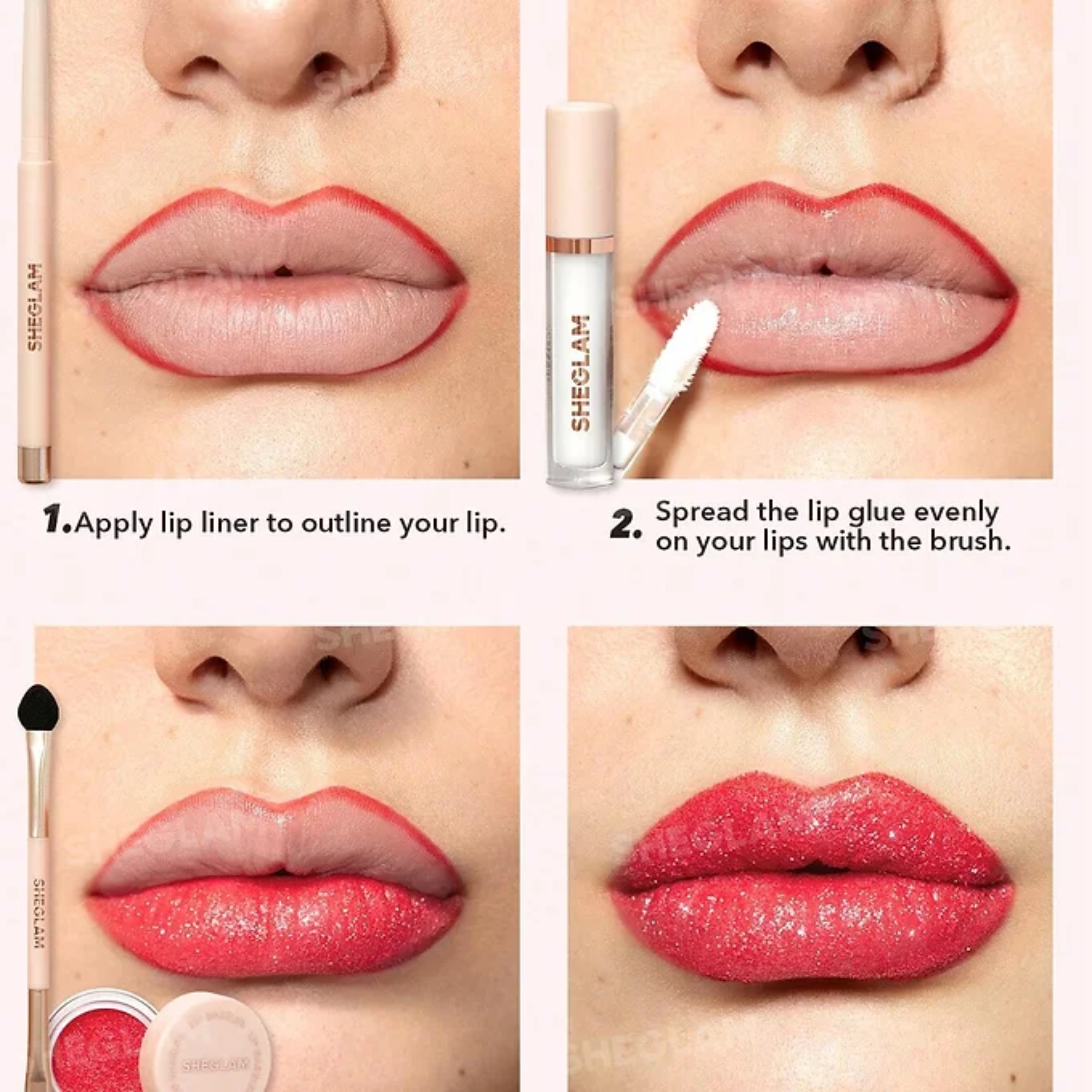 Sheglam Lip Dazzler Glitter Kit