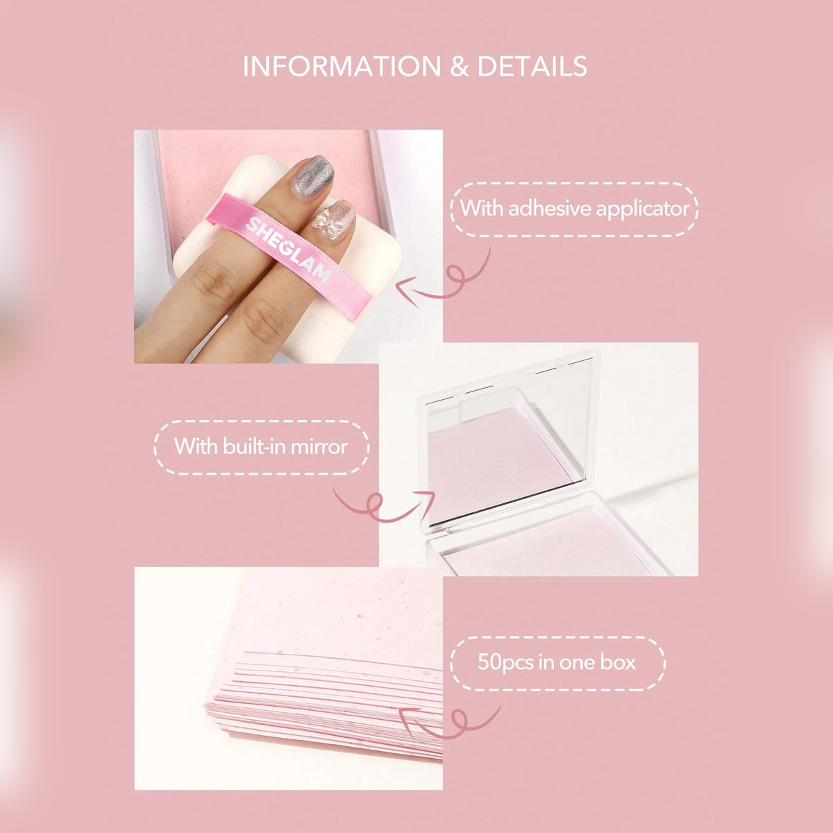 Sheglam Mattifying Face Blotting Pink Papers