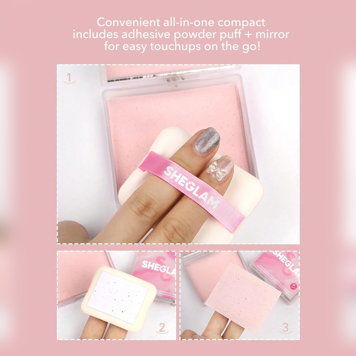 Sheglam Mattifying Face Blotting Pink Papers