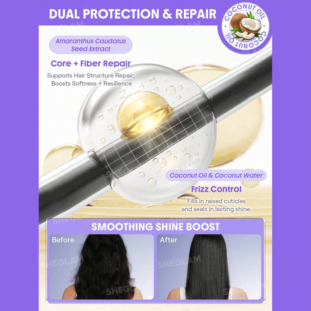 Sheglam On The Glow 1-Minute Revive Airy Hair Sorbet