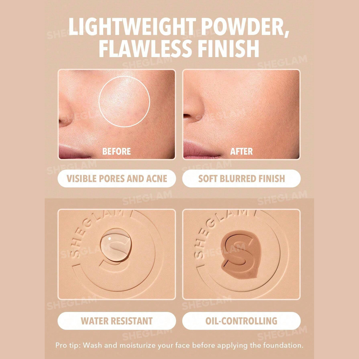 Sheglam Skin Focus High Coverage Powder Foundation