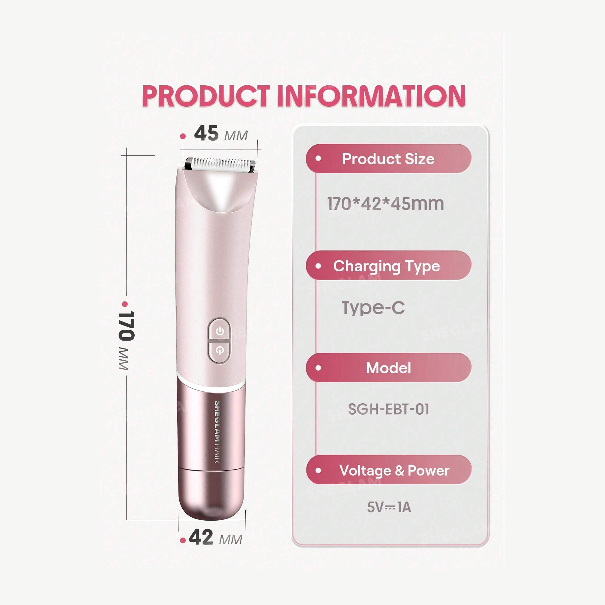 Sheglam Smooth Moves Dual-Head Electric Bikini Trimmer