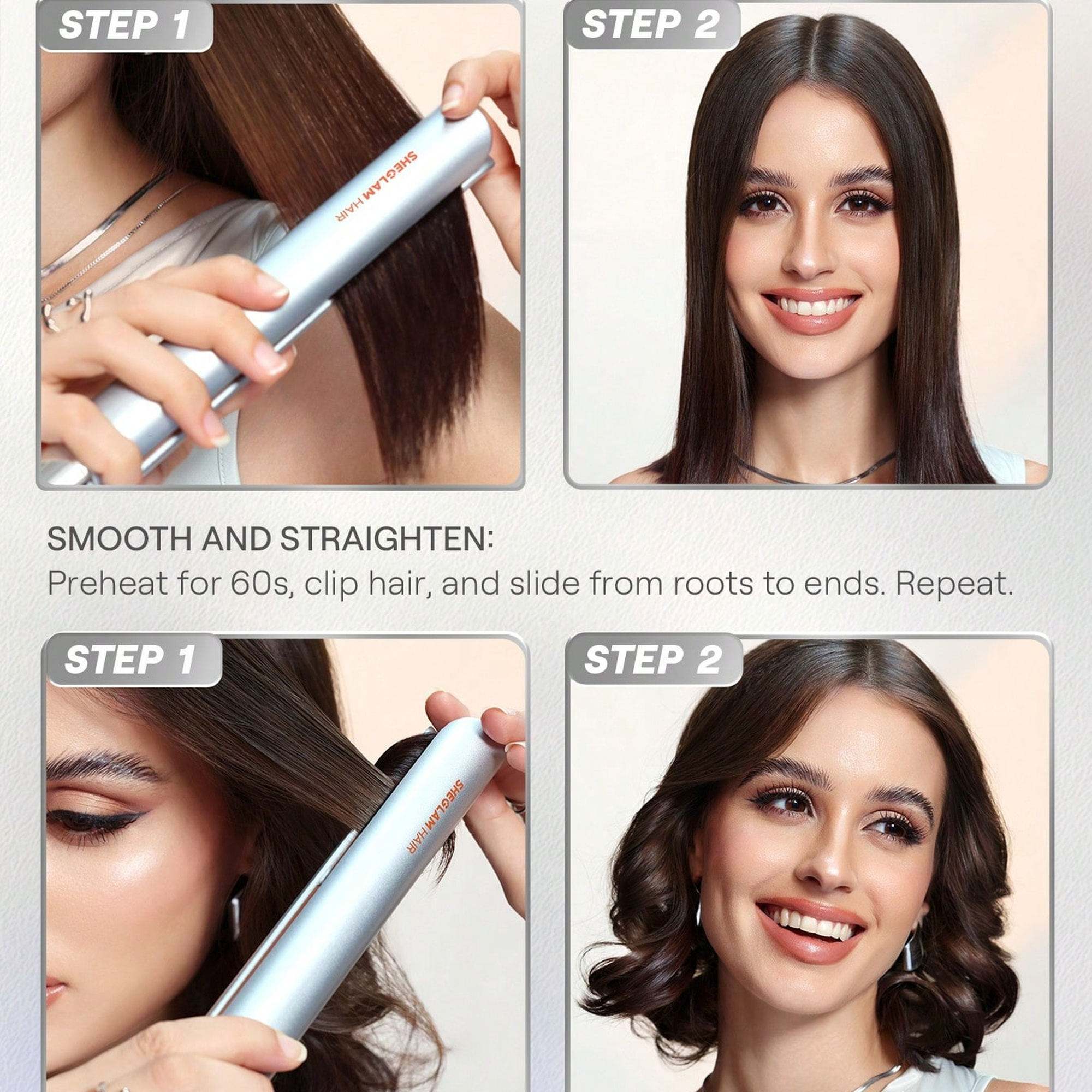 Sheglam Travel Buddy Mini Hair Straightener Pro