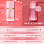 Sheglam Air Plush Lip & Cheek Cream 7gm