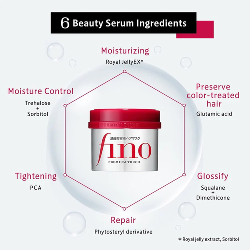 Shiseido Fino Premium Touch Hair Mask 230gm how to use