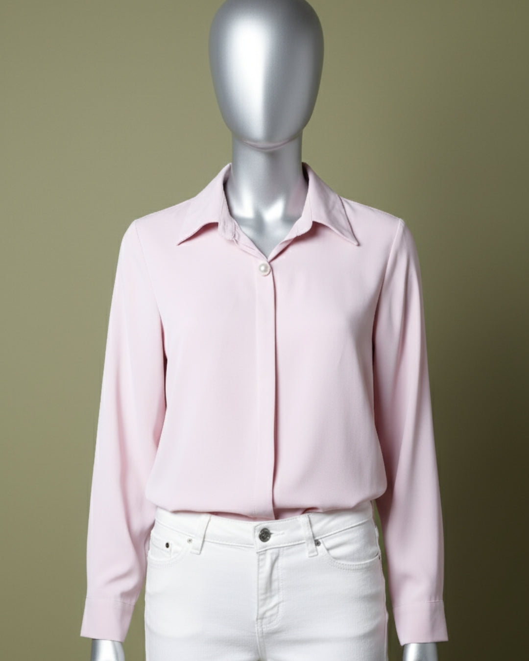 Loom Pakistan Silky Pearl-Clasp Top Tea-Pink