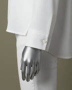 Loom Pakistan Silky Pearl-Clasp Top White