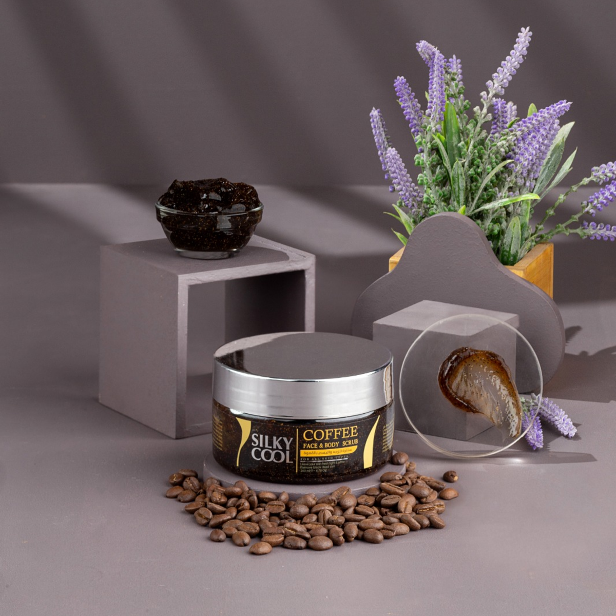 Silky Cool Coffee Face & Body Scrub
