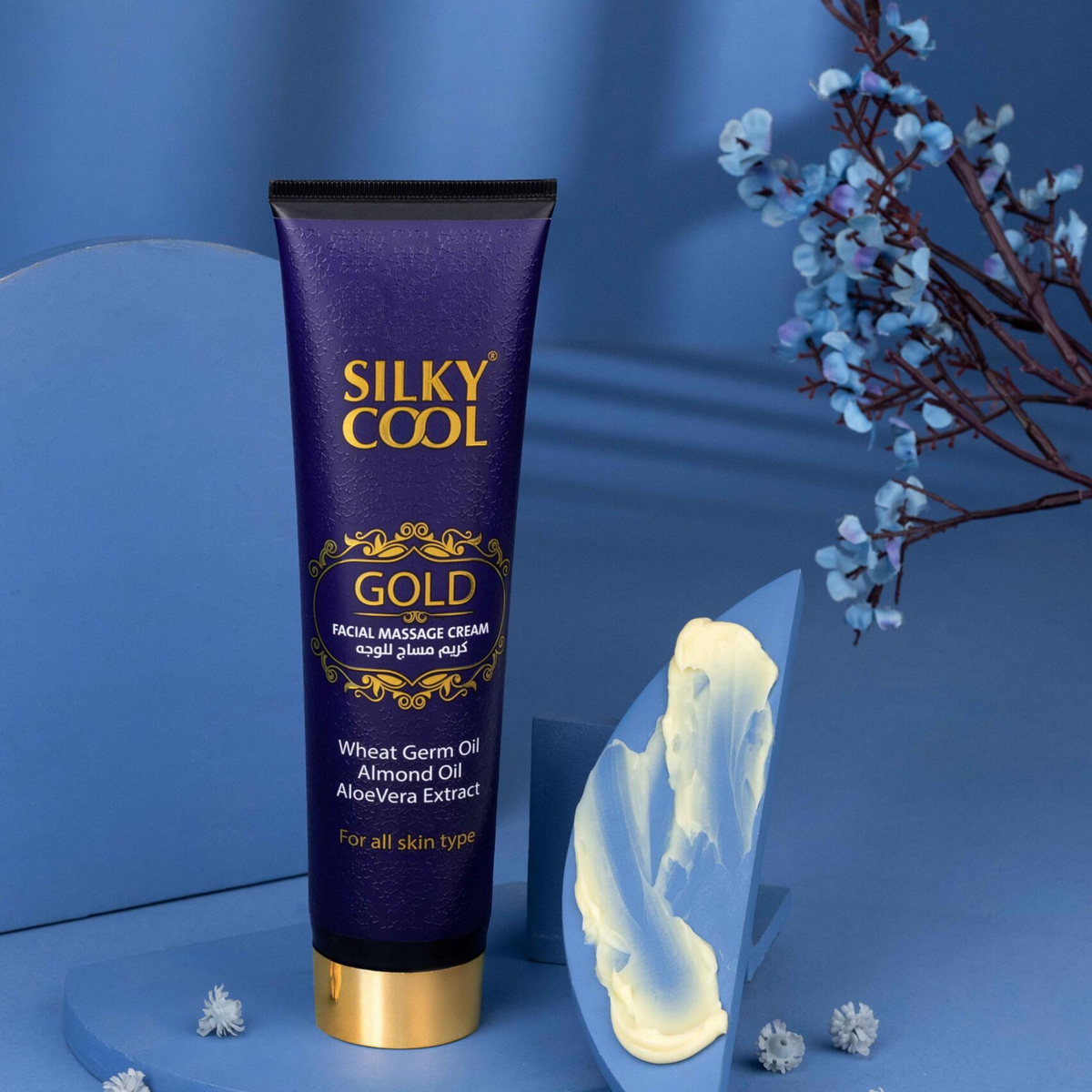 Silky Cool Gold Facial Massage Cream
