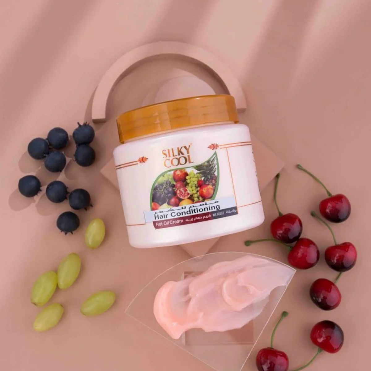 Silky Cool Hair Condition Hot Oil Mix Fruit Cream