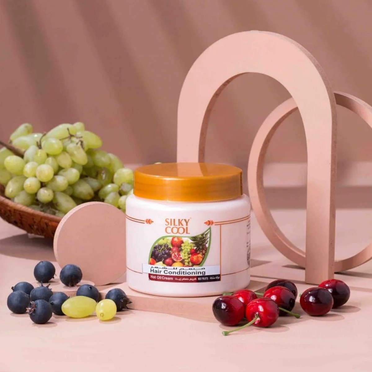 Silky Cool Hair Condition Hot Oil Mix Fruit Cream