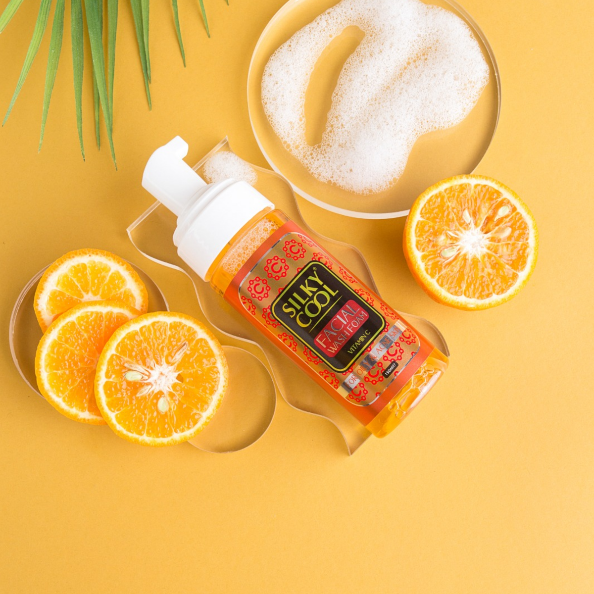 Silky Cool Vitamin C Foam Facial Wash