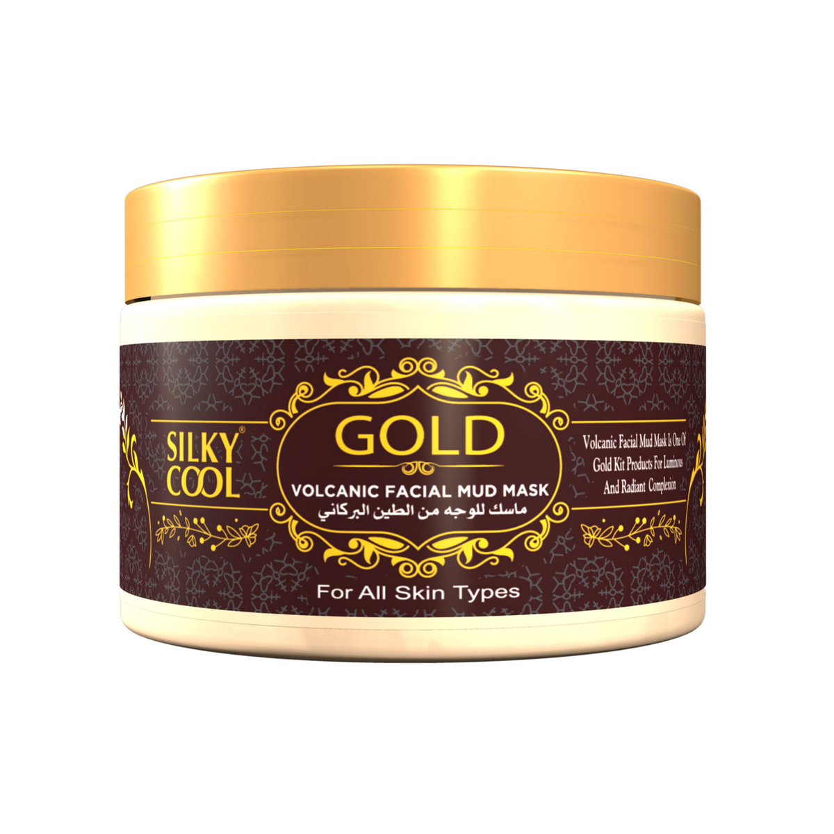 Silky Cool Gold Facial Volcanic Mud Mask