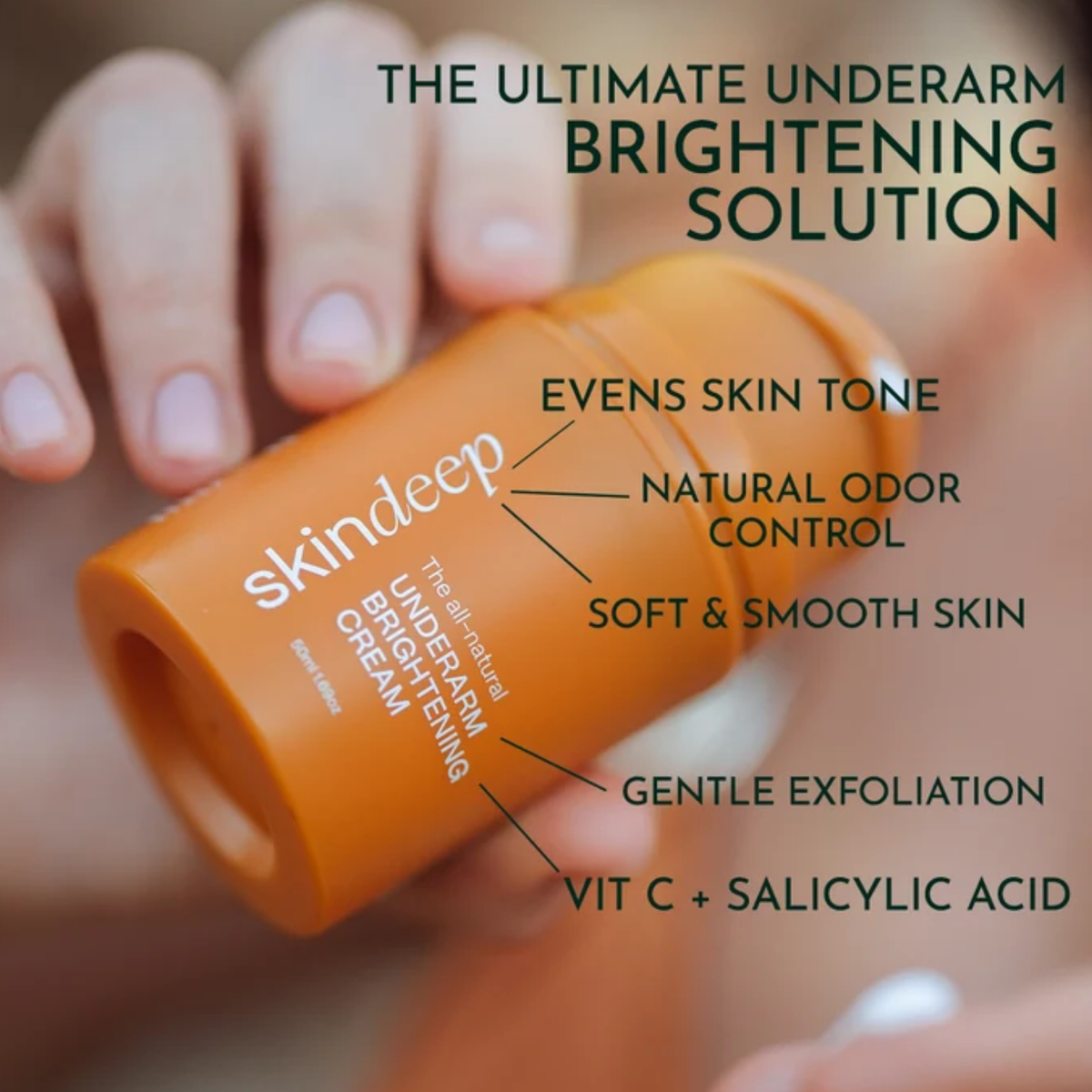 Skin Deep All Natural Under Arm Brightening Cream
