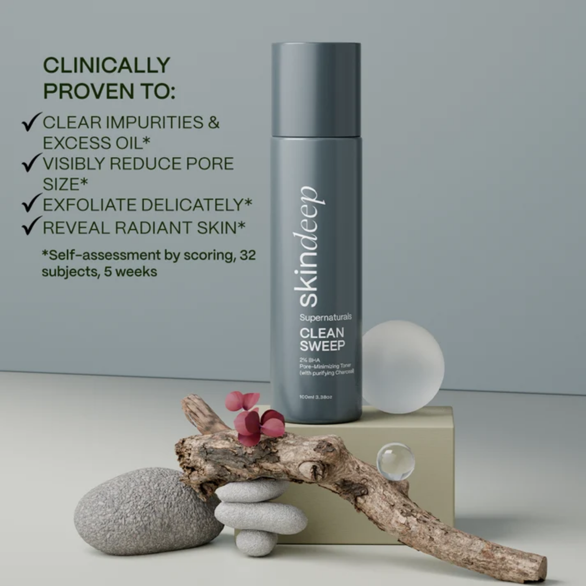 Skin Deep Clean Sweep  2% BHA Pore Minimizing Toner